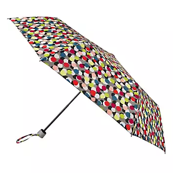 Totes ECO-BRELLA Supermini UV protection with Umbrella Rainbow Dots | Grattan