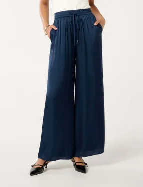 Trinity Elasticated Wide-Leg Trousers