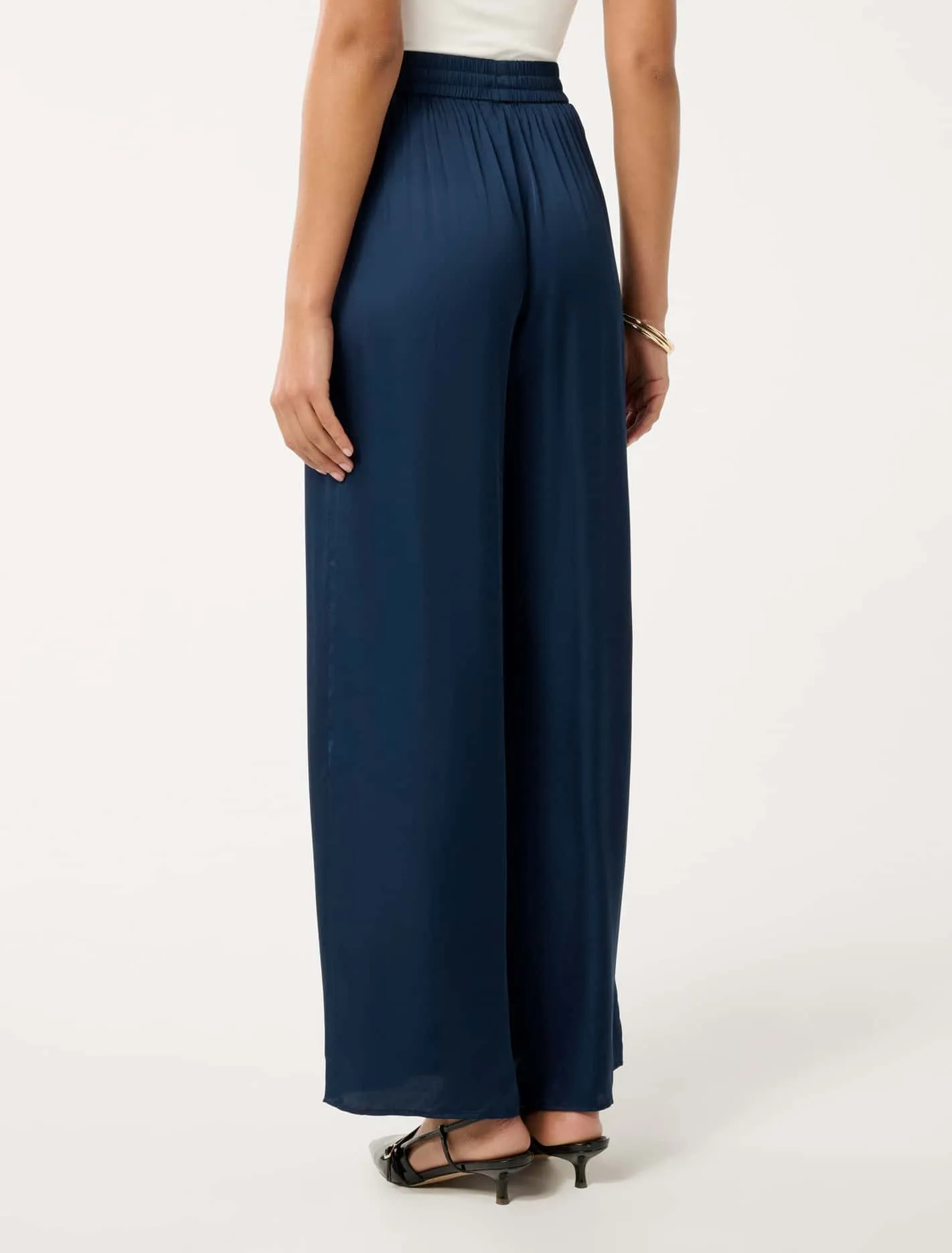 Trinity Elasticated Wide-Leg Trousers