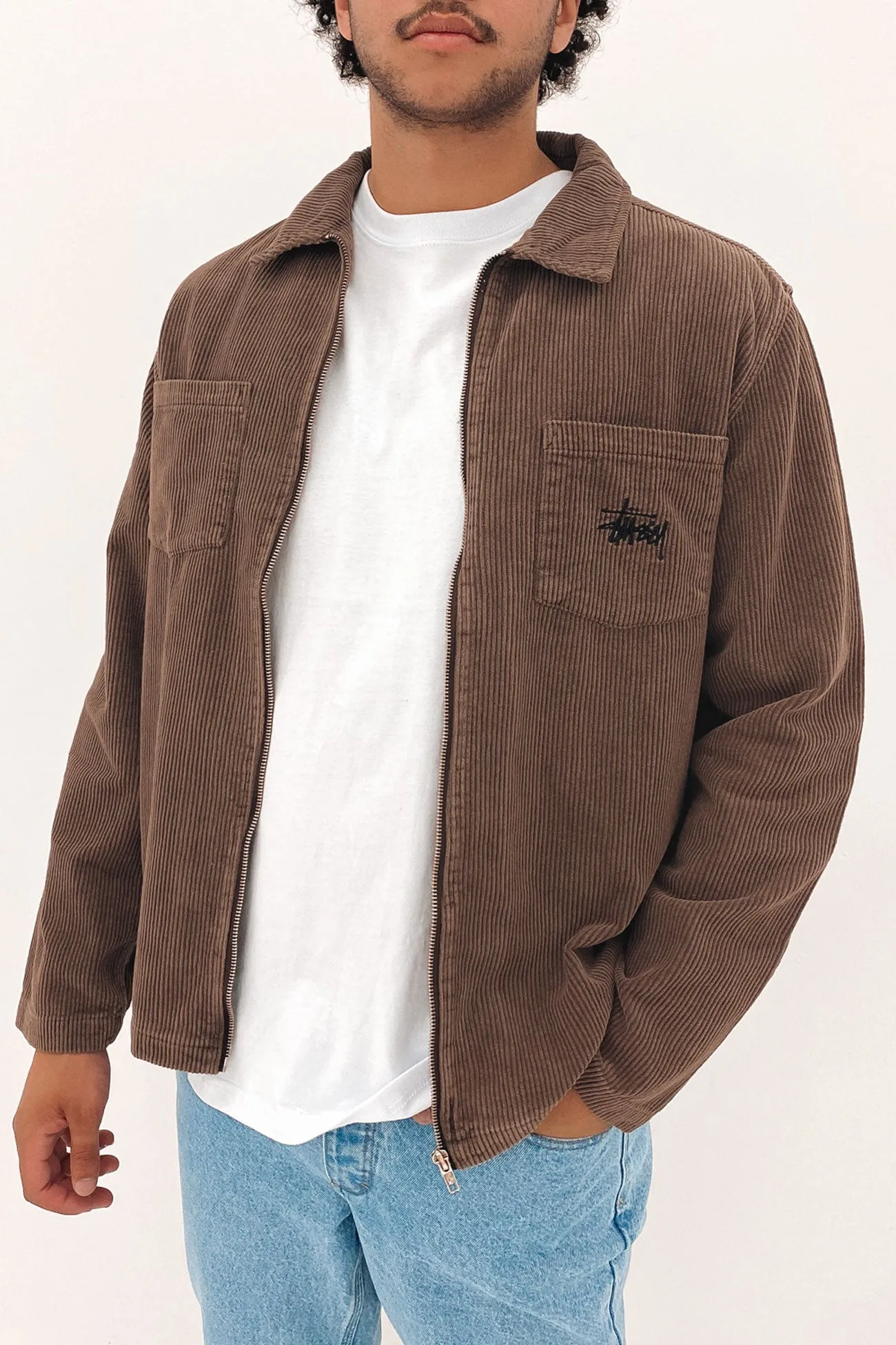 Tyler Cord Jacket Pigment Brown