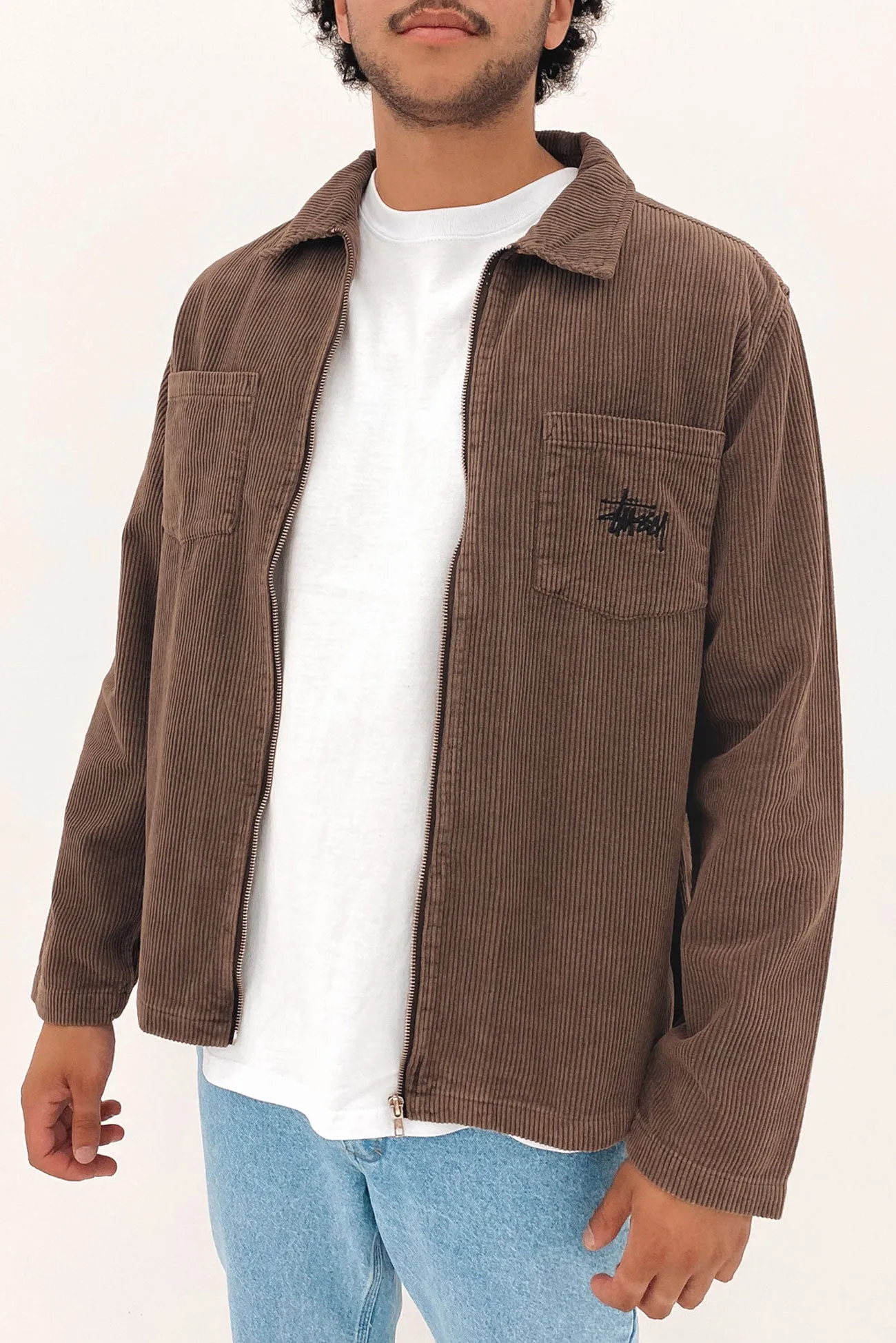 Tyler Cord Jacket Pigment Brown