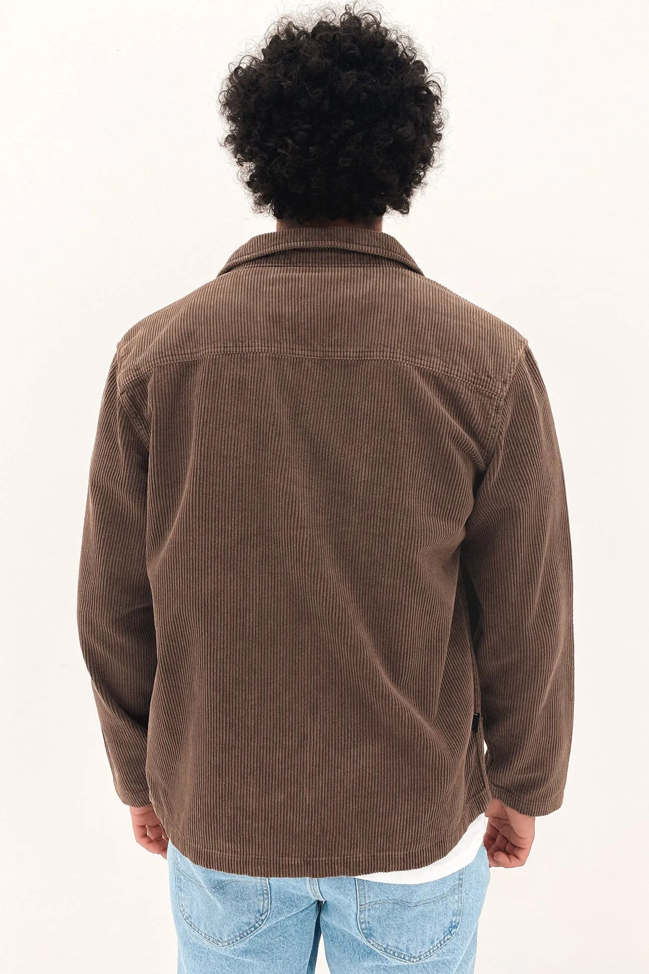 Tyler Cord Jacket Pigment Brown