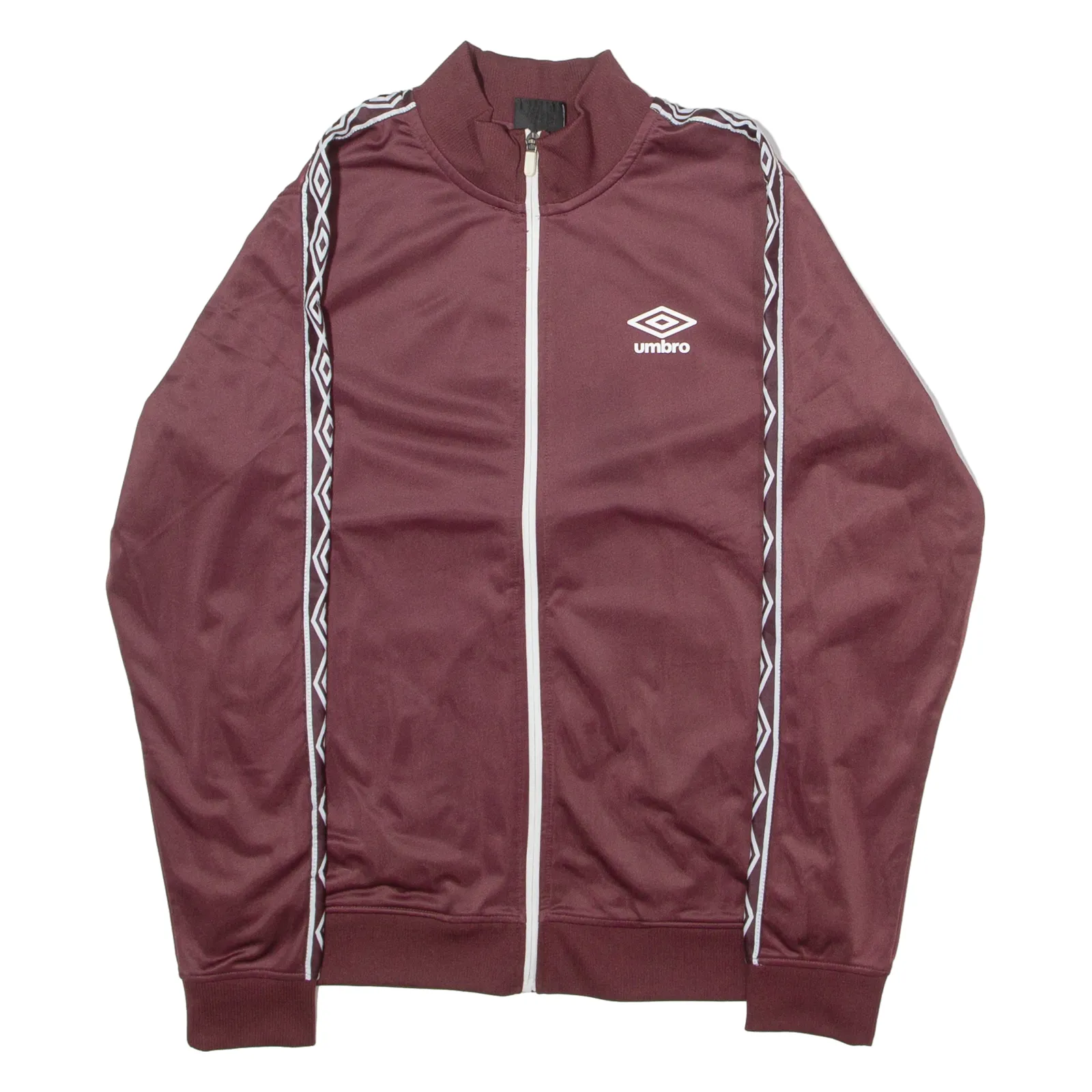 UMBRO Mens Track Jacket Maroon M