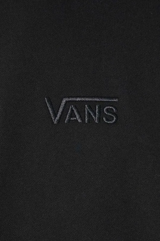 Vans cotton sweatshirt Premium Standards Crew Fleece LX men's black color VN000GBWBLK1