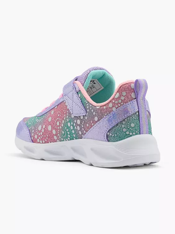 Victory  Junior Pink/Purple Light Up Trainers