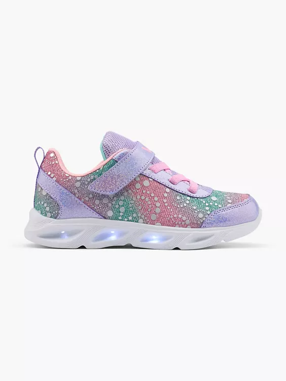 Victory  Junior Pink/Purple Light Up Trainers