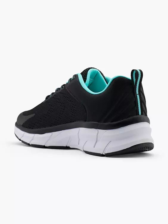 Victory  Victory Black/Blue Lace Up Trainers