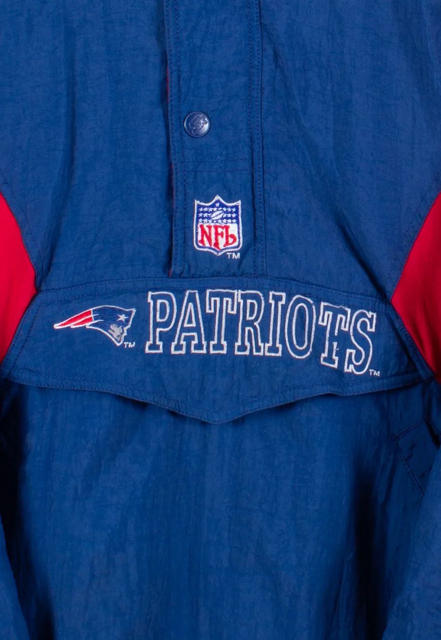 Vintage 90s Starter Pullover Jacket Patriots | Vintage Online Store