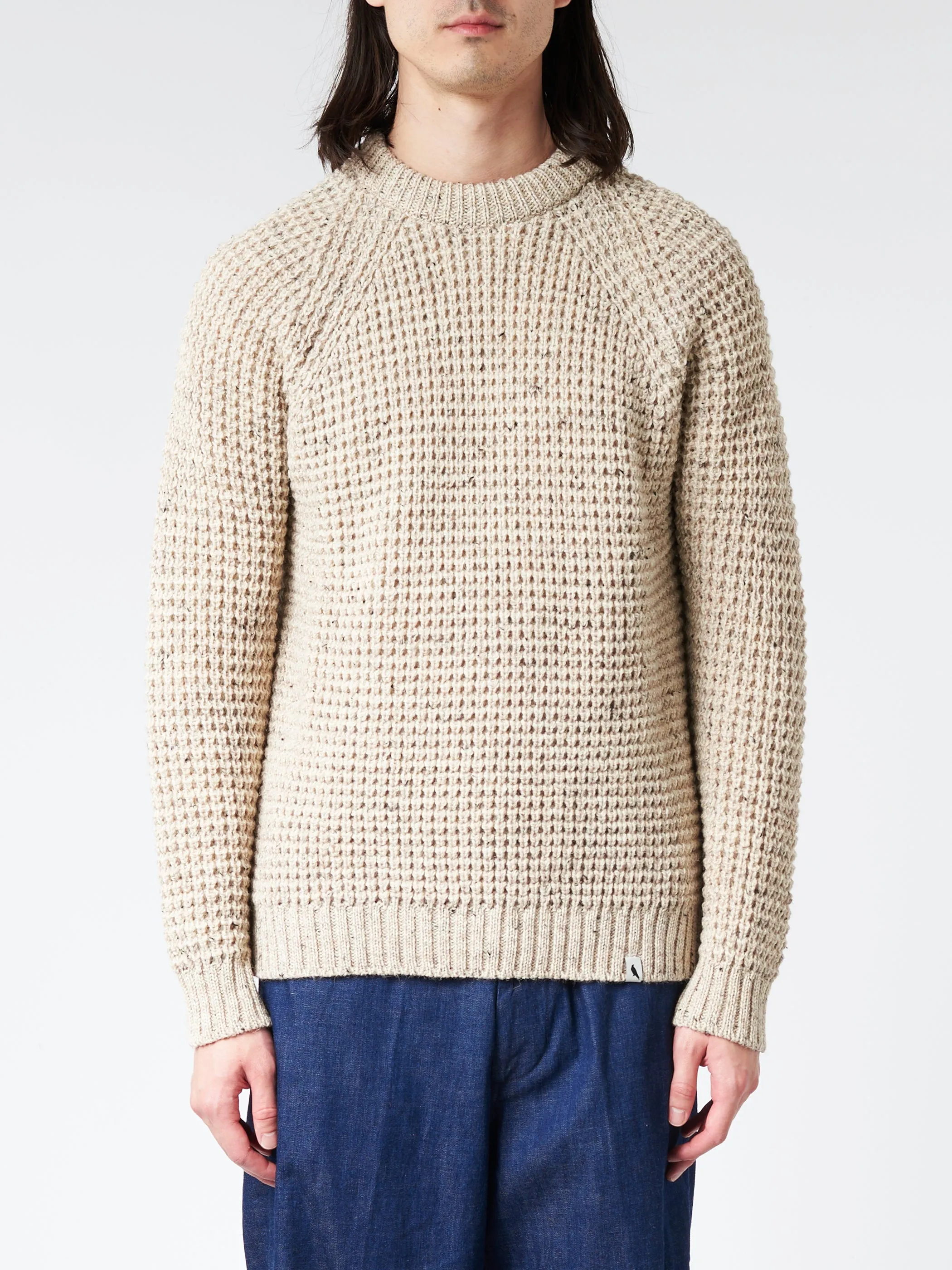 Waffle Crew Neck Jumper