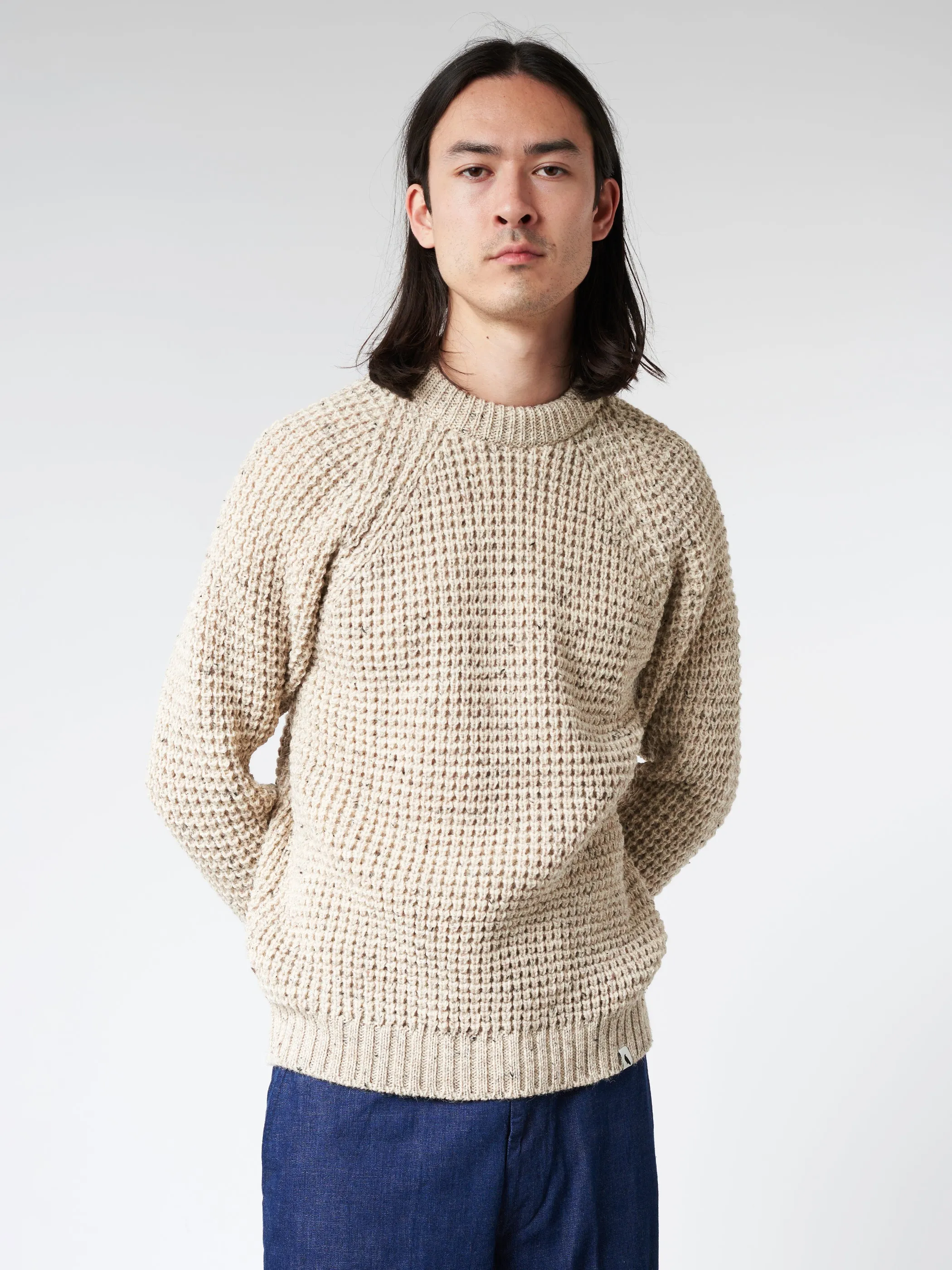 Waffle Crew Neck Jumper