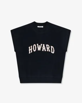 Wales Bonner Men's Howard Knit Vest  Navy