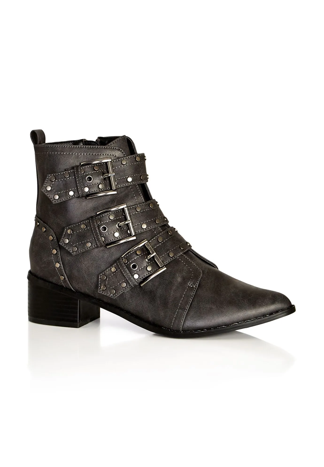 WIDE FIT Zeta Boot - charcoal