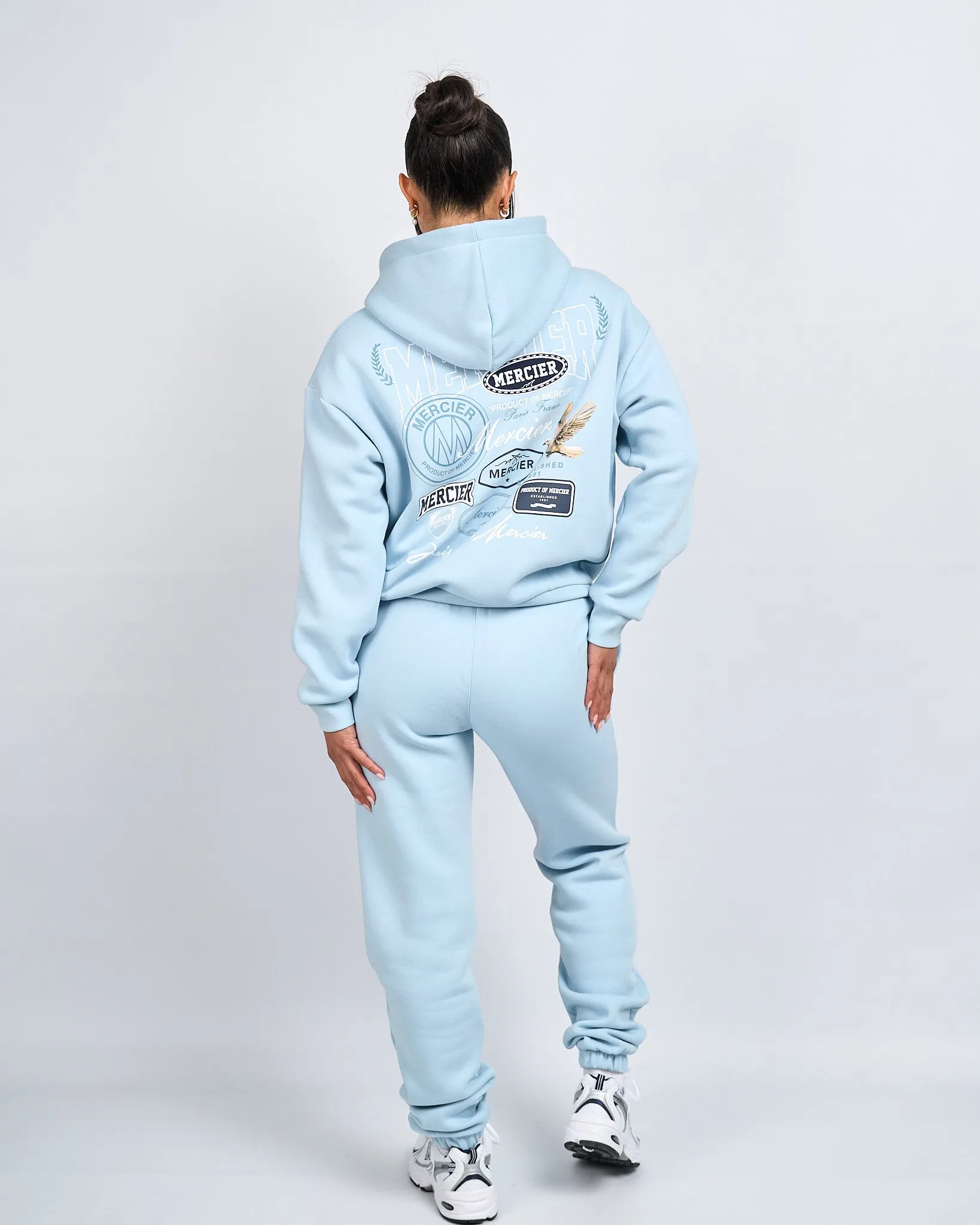 Womens Ice Blue Petrol Multi Tour Joggers