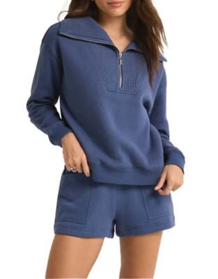 Women's Z Supply Sonata Fleece 1/2 Zip Pullover